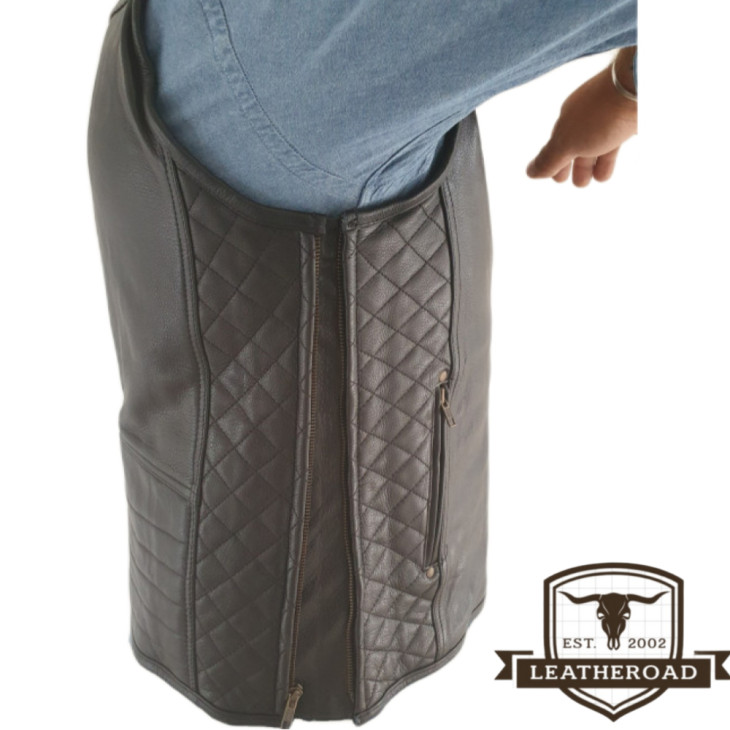 Gilet in pelle artigianale