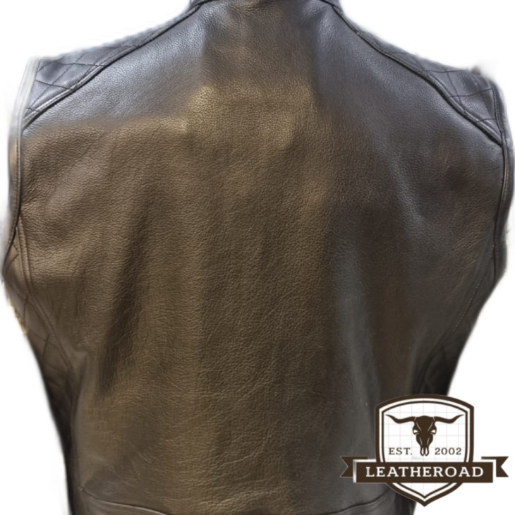 Gilet in pelle artigianale