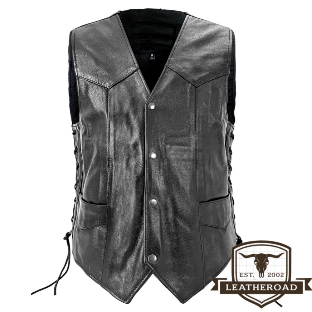 Gilet in pelle 