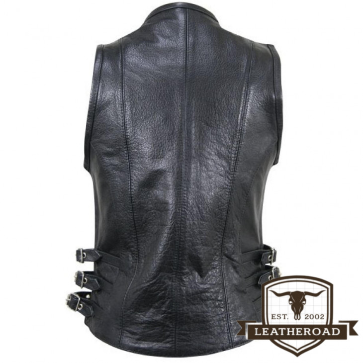 Gilet in pelle