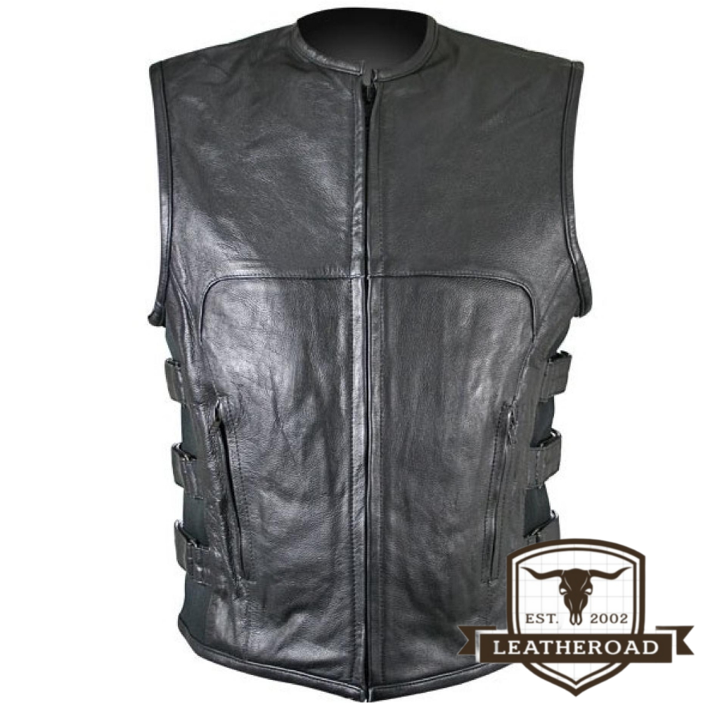 Gilet in pelle artigianale
