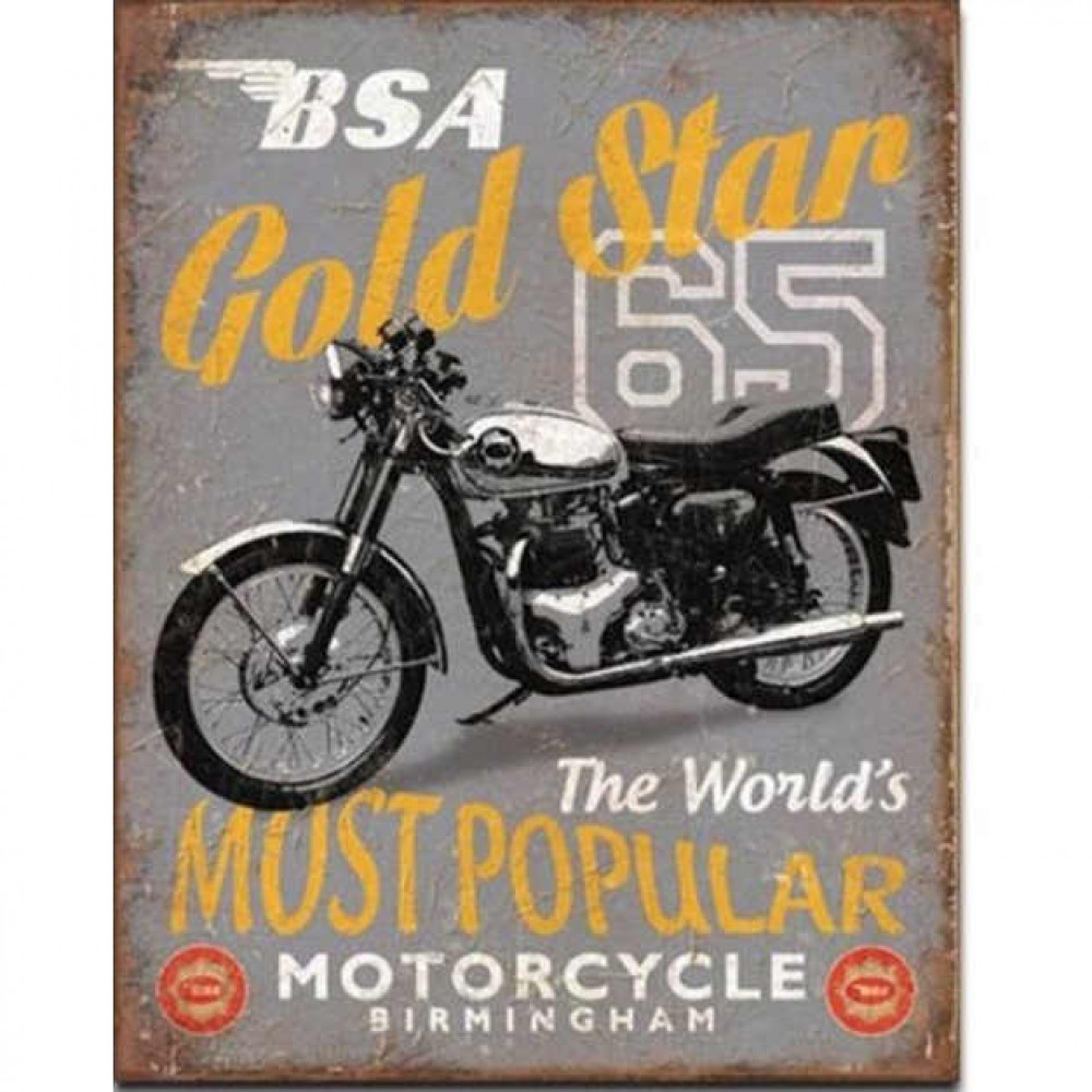 BSA 65 Gold Star British Motorcycle