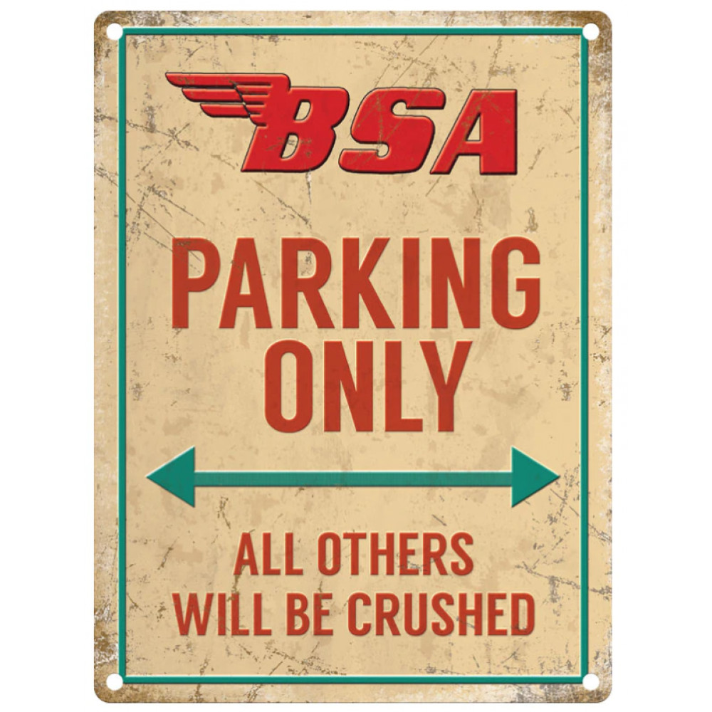 Bsa Parking Only