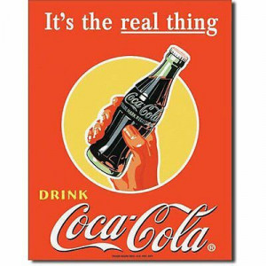 Coca-Cola Real Thing Bottle Ad 1948