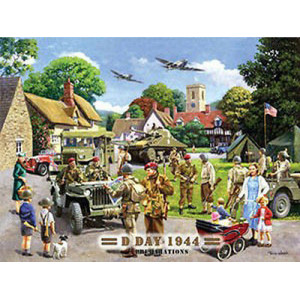 D Day 1944 Preparations cm 30x40British Army Normandy Landings War