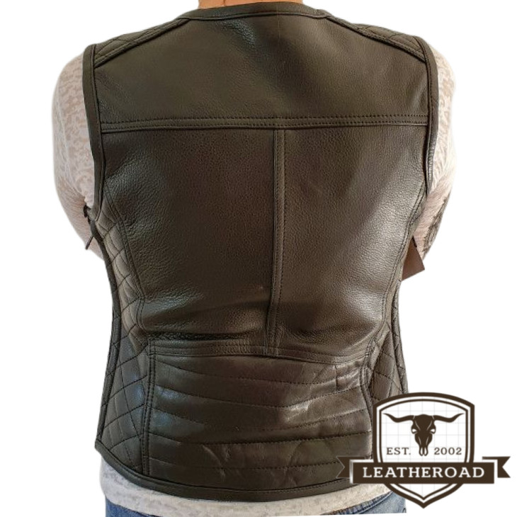 Gilet in pelle artigianale