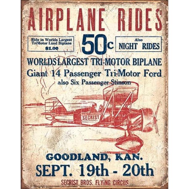 Secrist Flying Circus - Airplane Rides