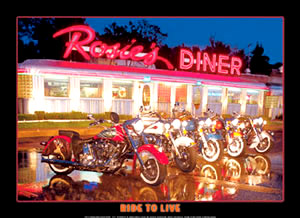[9665485255] Rosie's Diner Ride To Live