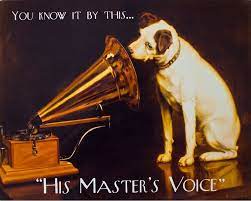 The British metal Signs Company You Know It By This His Masters Voice