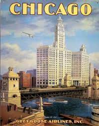 Targa Metallica Chicago Grey Goose Airlines