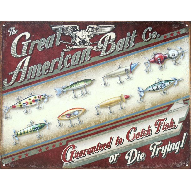 [605279119103] Targa Metallica Great American Bait Co.