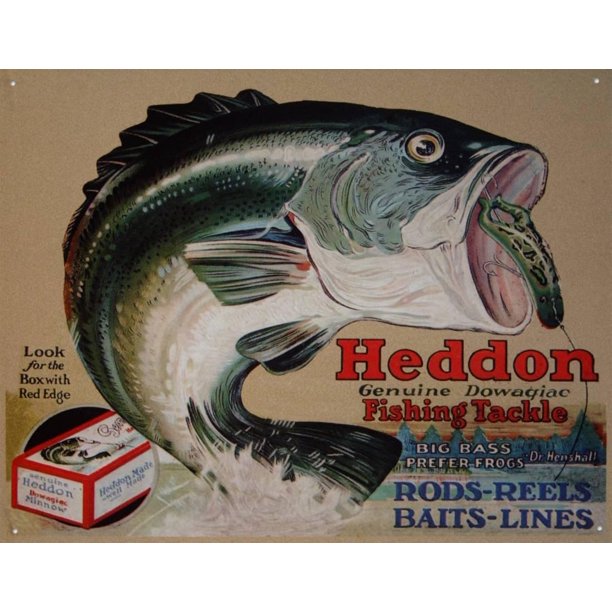 Targa Metallica Heddon Fishing Tackle