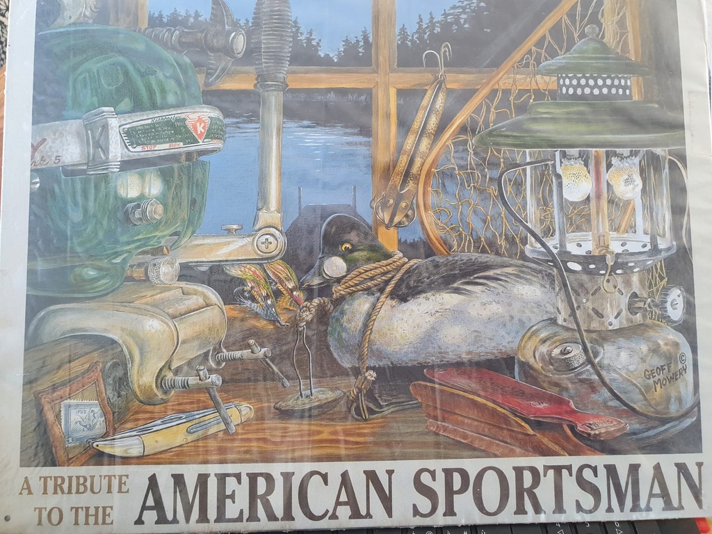 Targa Metallica American Sportsman Fishing