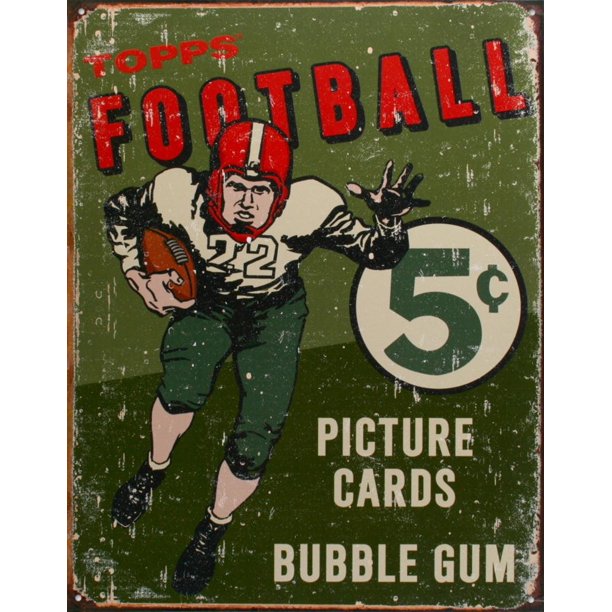 Topps Football Cards Bubble Gum