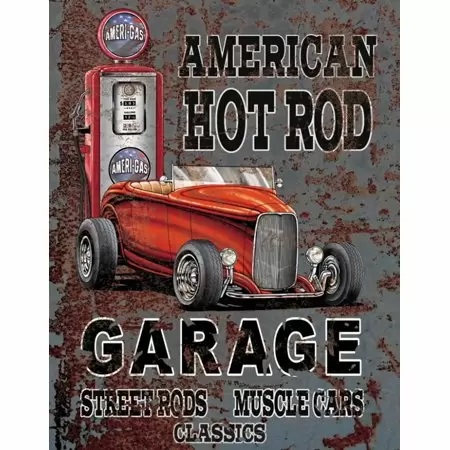 [605279115396] Targa Metallica American Hot Rod Garage