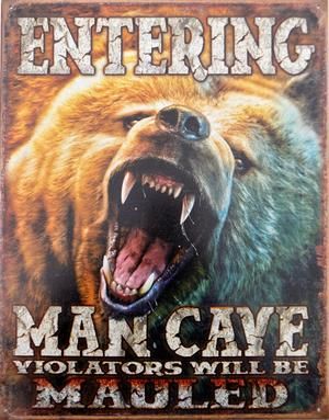 Entering Man Cave
