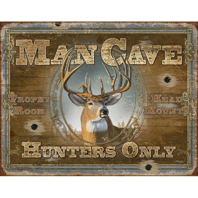 [605279119356] Targa Metallica Man Cave Hunters Only