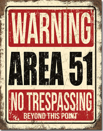 Targa Metallica Area 51