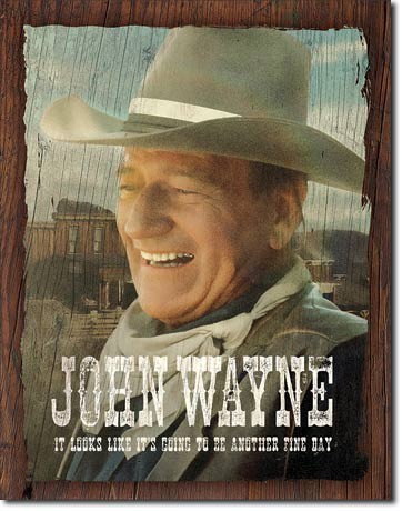 Targa Metallica John Wayne