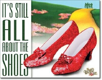 Targa Metallica New The Wizard of Oz It's Still All About The Shoes