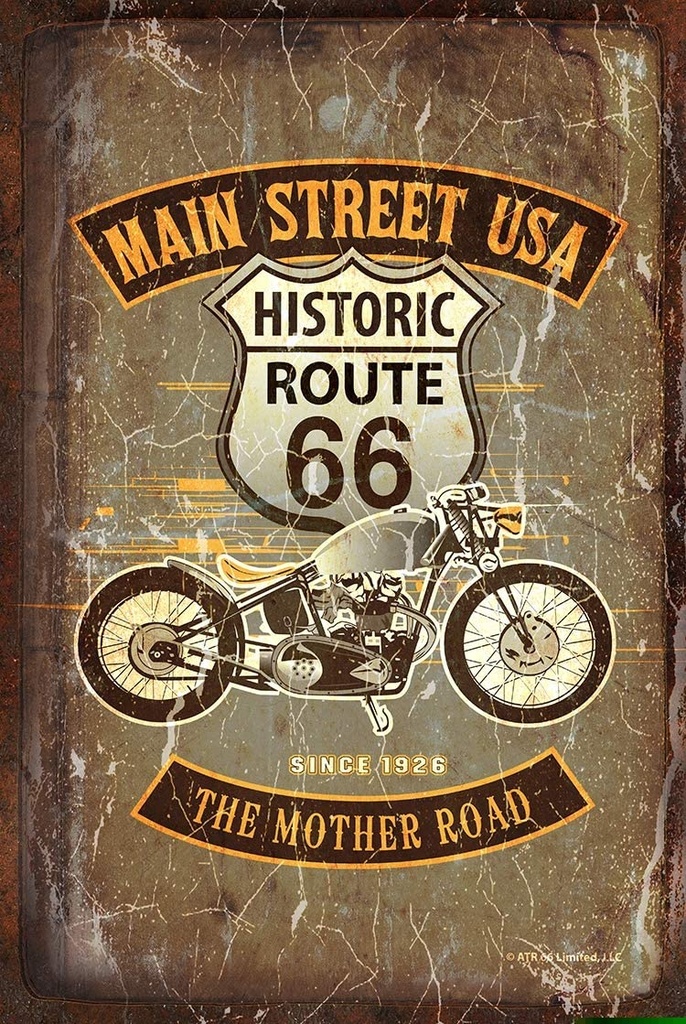 Targa Metallica Main Street USA