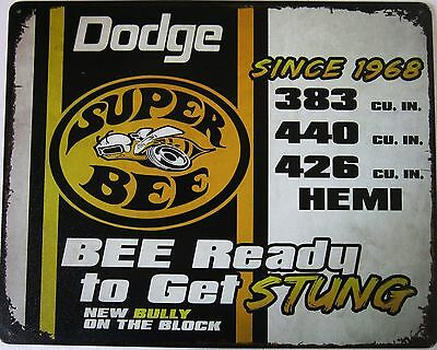 Targa Metallica Dodge Bee