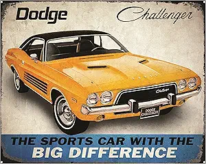 Targa Metallica Dodge Challenger