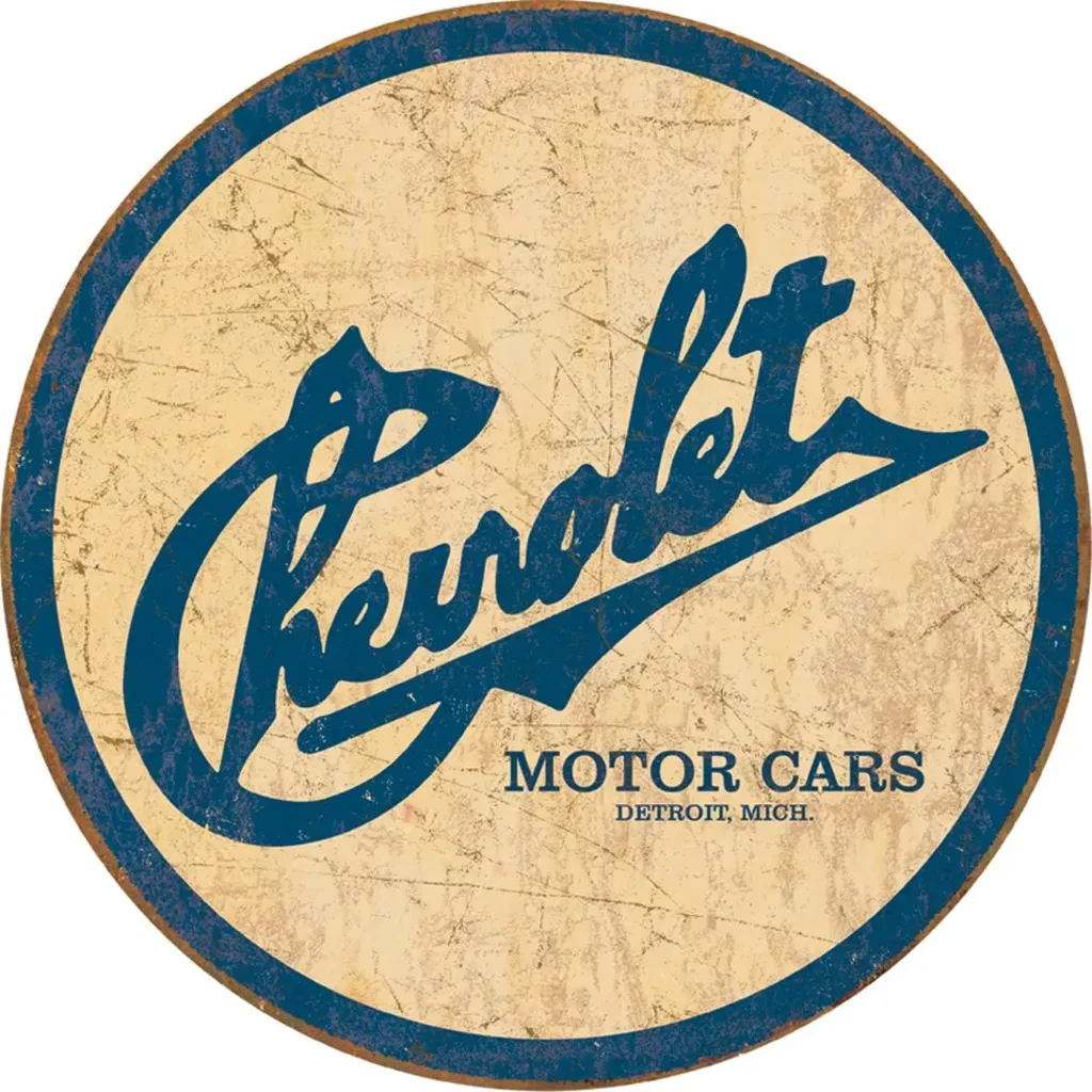 Targa Metallica Chevrolet Motor Cars