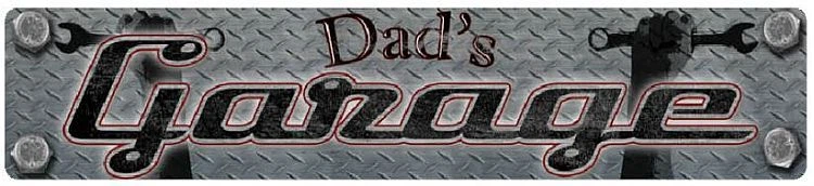 Targa Metallica Dad’s Garage