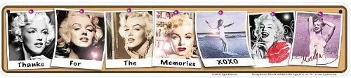 THANKS FOR THE MEMORIES XOXO MARILYN MONROE