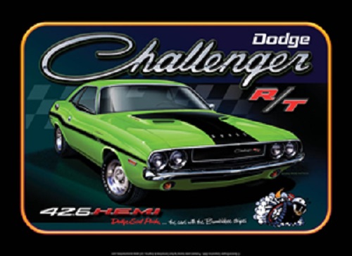 [985522101] Targa Metallica Dodge Challenger  R/T