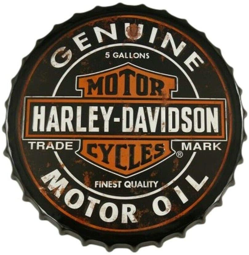 Targa metallica  Harley Davidson Tappo