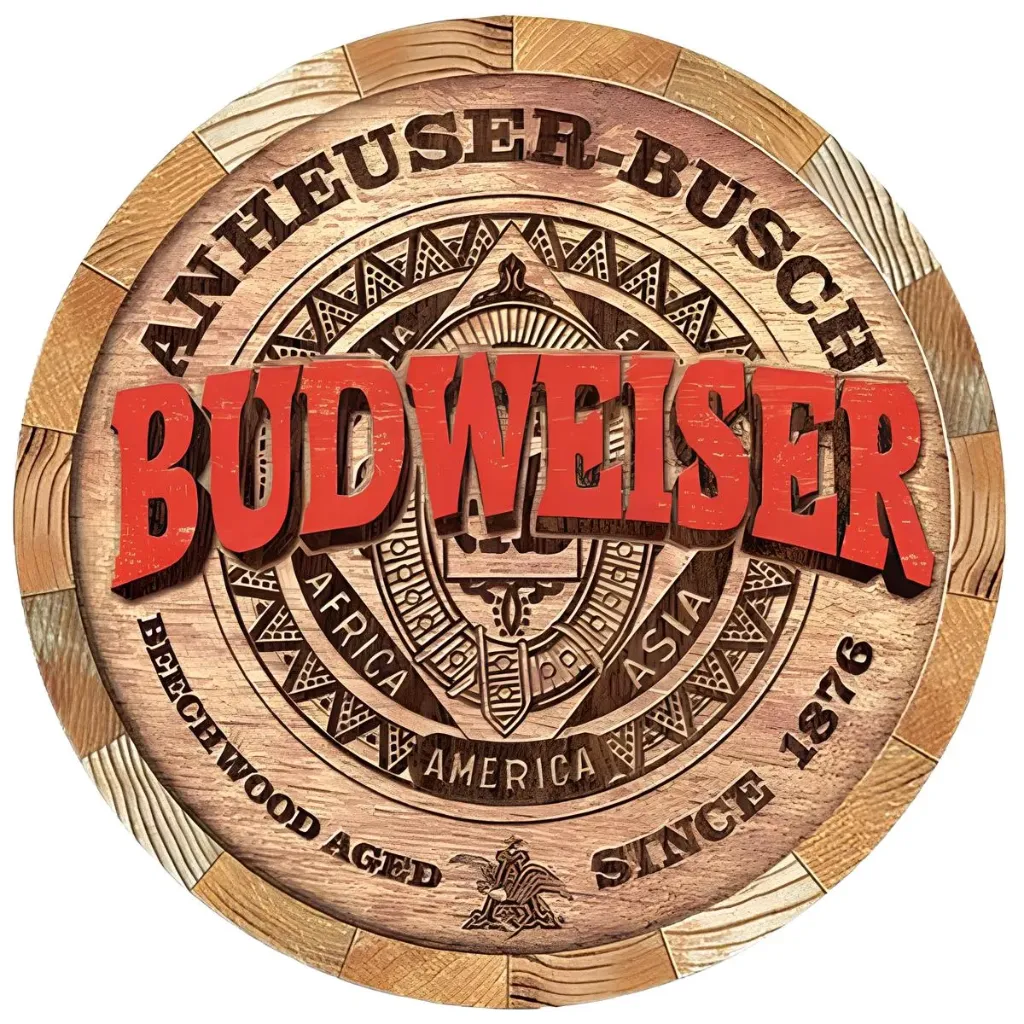 Targa Metallica Budweiser