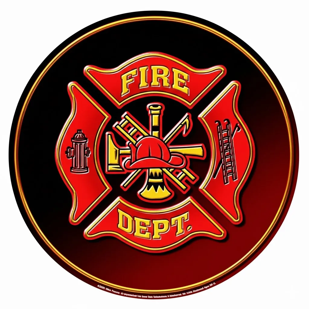 Targa Metallica Fire Department