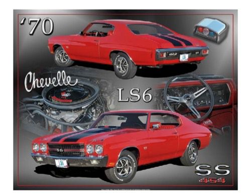 Targa Metallica Chevelle '70