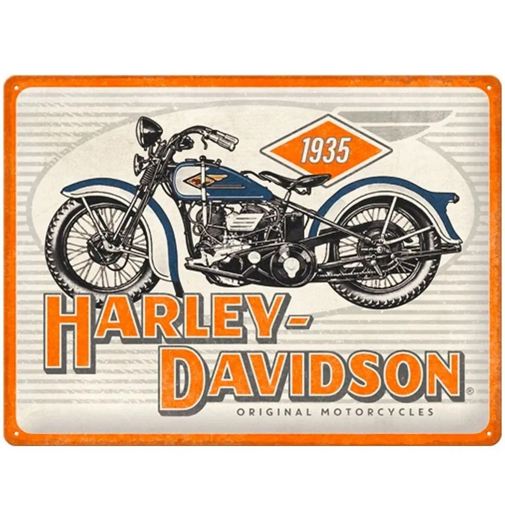 Targa Metallica Harley-Davidson Motorcycles 1935