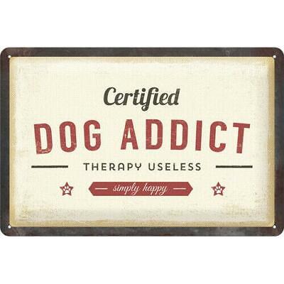 Targa Metallica Certified Dog Addict Therapy