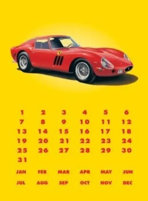 [235688411111] Ferrari 250 GTO Calendar