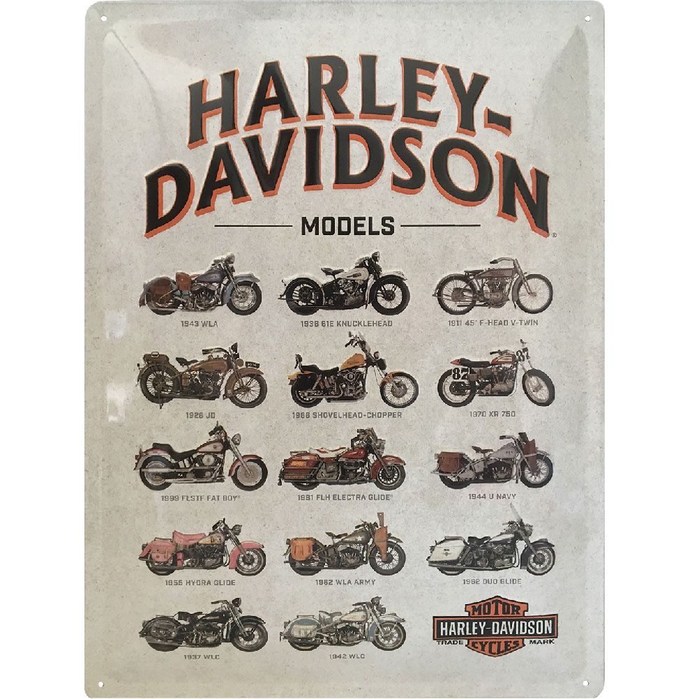 Harley Davidson Model Chart