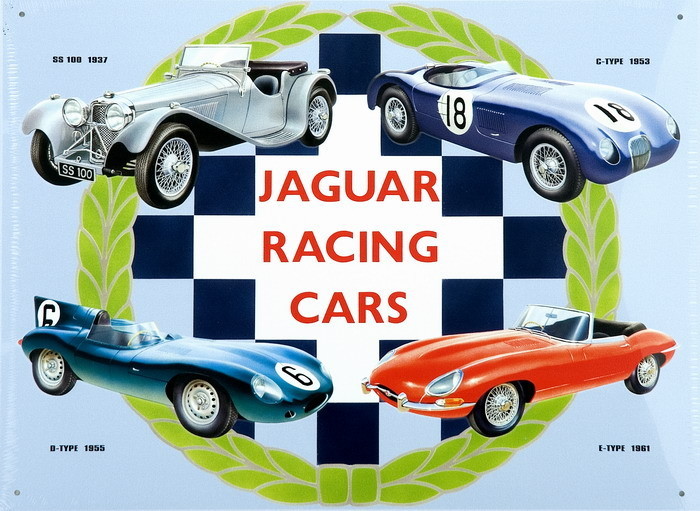 [000022205554884] Jaguar Racing Cars Collage