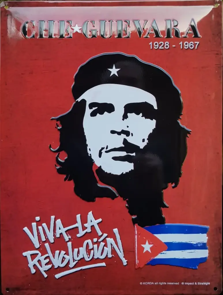 Targa Metallica Che Guevara