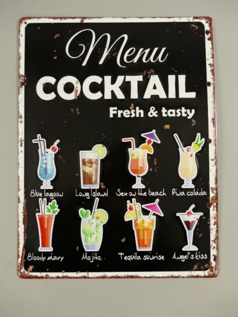Menu Cocktail 