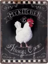 Targa metallica My Kitchen Is Always Open