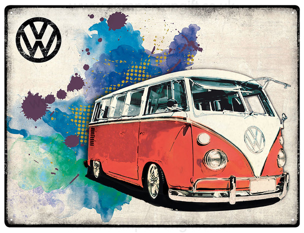 [5051071506187] Volkswagen Caravan White End Red