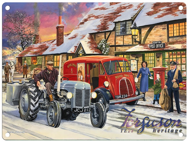 Targa Metallica Ferguson TE20 Heritage