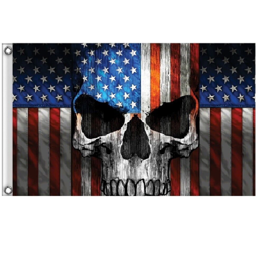 Bandiera Patriot Skull