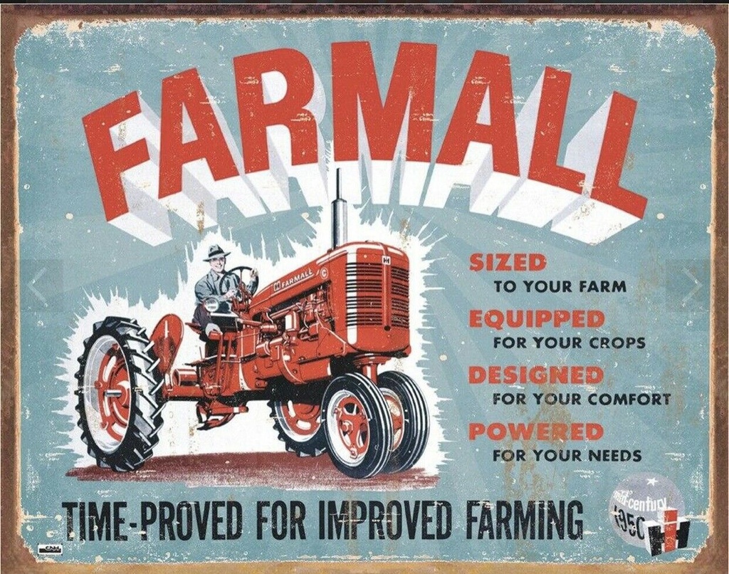 Farmall Tractor IH Farming Equipmen
