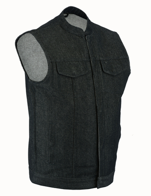 Gilet Jeans Grezzo Nero