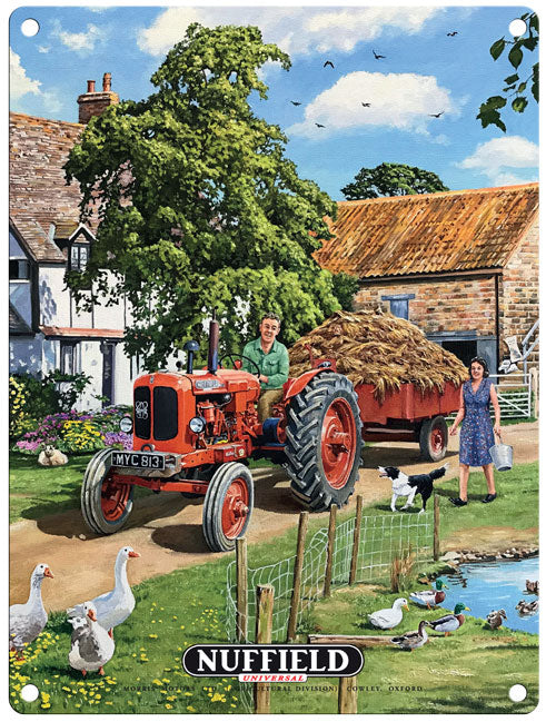 Tractor Nuffield Universal & Trailer