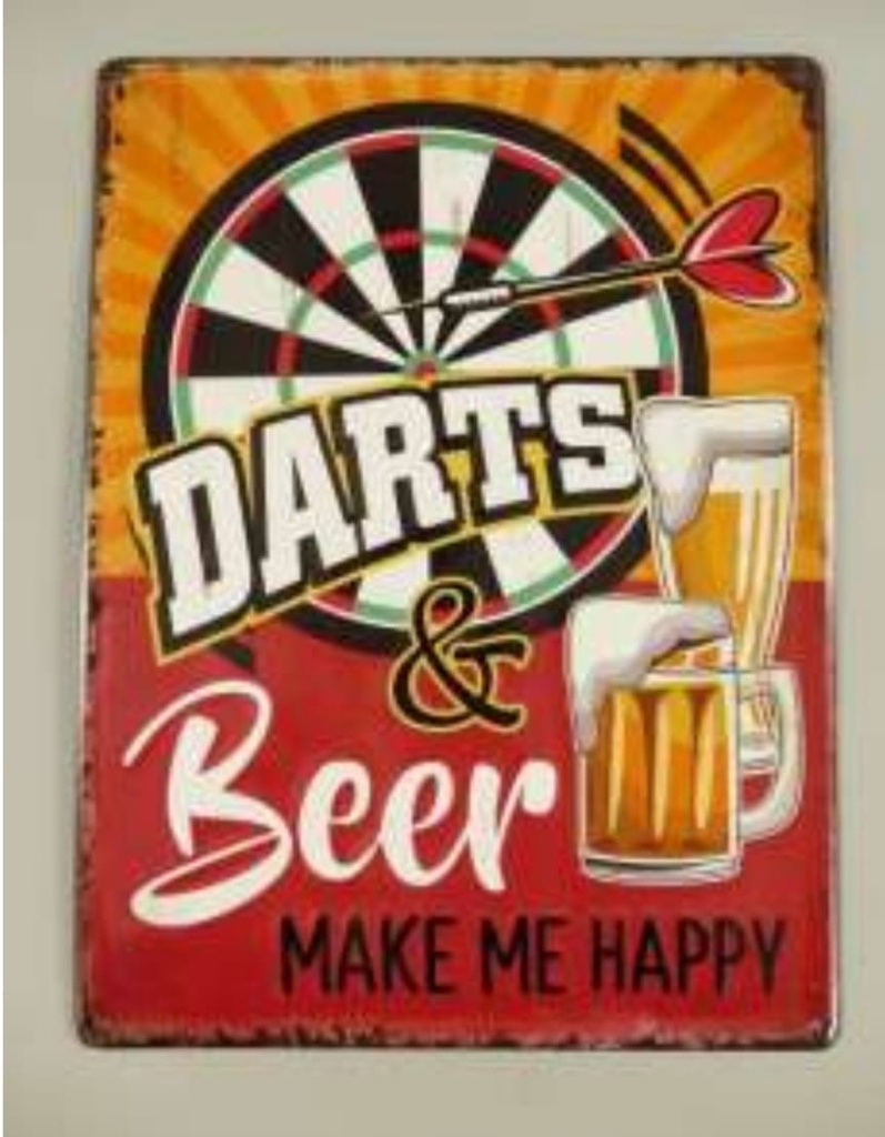 [GA180] Targa Metallica Darts & Beer
